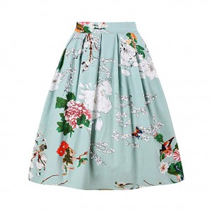 Pleated Vintage Skirts for Women